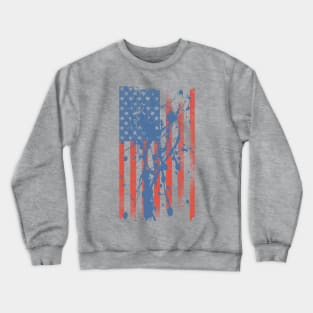 Vintage American Flag Crewneck Sweatshirt